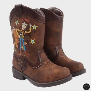 Kids Cowboy Boots with Brown Toy Story Design